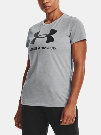 Under Armour UA Sportstyle Logo SS Tričko Šedá