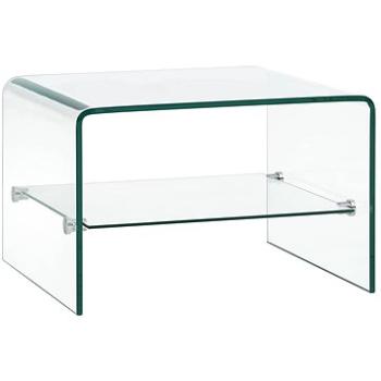 Konferenčný stolík číry 50 × 45 × 33 cm tvrdené sklo (284744)