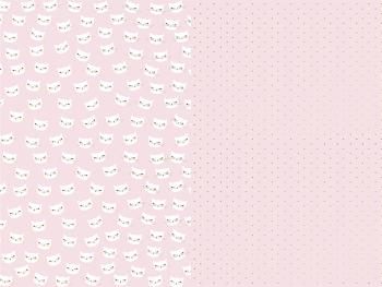PartyDeco Baliaci papier - Ružová mačička mix 2 ks