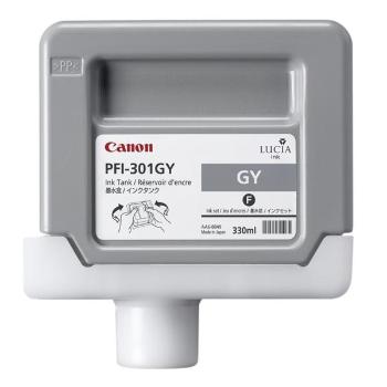 CANON PFI-306 GY - originálna cartridge, sivá, 330ml