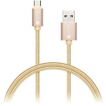 CONNECT IT Wirez Premium Metallic micro USB 1m gold (CI-966)