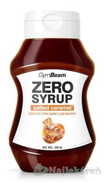 GymBeam ZERO SYRUP salted caramel sirup, príchuť slaný karamel 350 ml