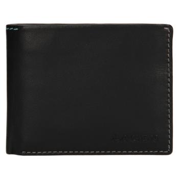Lagen Pánska peňaženka kožená TP 802 Čierna