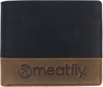 Meatfly Eddie Premium Leather Black/Oak Peňaženka