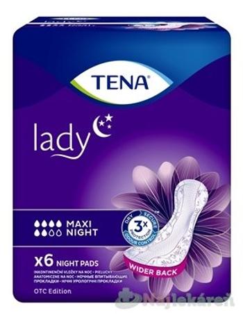 TENA LADY MAXI NIGHT absorpčné vložky 6ks