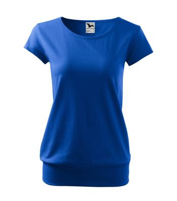 MALFINI Dámske tričko City - Kráľovská modrá | L