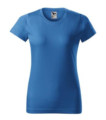 MALFINI Dámske tričko Basic - Azúrovo modrá | M