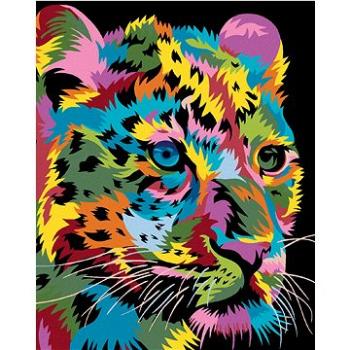 Maľovanie podľa čísel – Farebný leopard (HRAmal00707nad)