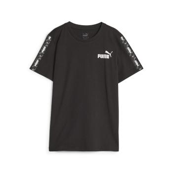 Puma  ESS TAPE CAMO TEE B  Tričká s krátkym rukávom Čierna