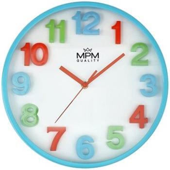 MPM - Nástenné plastové hodiny E01.4186.30 (8591212083384)
