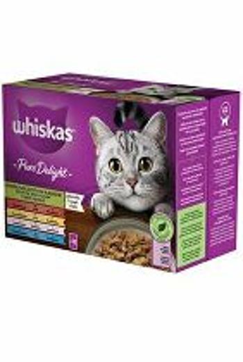 Kapsuly Whiskas. Pure Delight mix v želé 12x85g