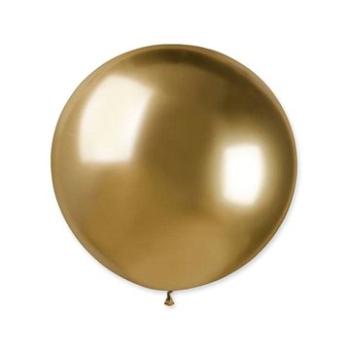 Balóniky chrómované 5 ks zlaté lesklé – Silvester – 80 cm (8021886958867)