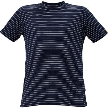 Cerva Antistatické tričko s krátkym rukávom NOYO ESD - Tmavomodrá | XS