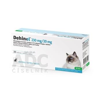 DEHINEL 230 mg/20 mg pre mačky