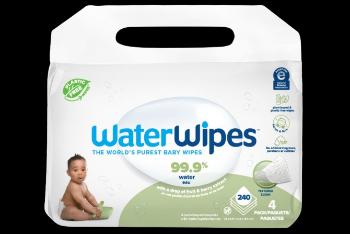 WATERWIPES Obrúsky vlhčené bez obsahu plastov Soapberry 4 x 60 ks