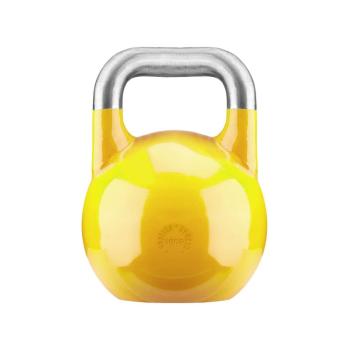 Gorilla Sports Súťažný kettlebell, žltý, 16 kg