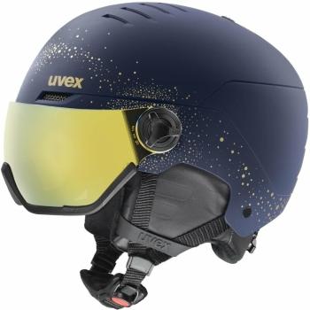 UVEX Wanted Visor WE Polar Sparkle/Gold 54-58 cm Lyžiarska prilba