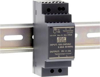 Mean Well HDR-30-24 sieťový zdroj na montážnu lištu (DIN lištu)  24 V/DC 1.5 A 36 W 1 x