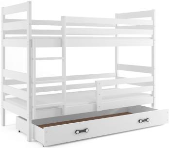 BMS Detská poschodová posteľ ERYK | biela Farba: Biela / biela, Rozmer.: 190 x 80 cm
