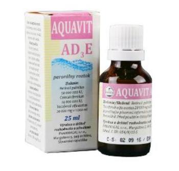 Aquavit AD3E perorálny roztok pre zvieratá 25ml