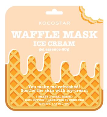 Kocostar Waffle Mask Ice Cream 40 g / 1 sheet