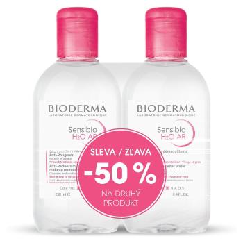 Bioderma Hydrabio H2O Festival čistiaca a odličovacia pleťová voda na citlivú pleť 2 x 250 ml darčeková sada