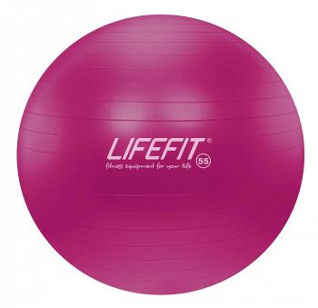 Gymnastický míč LIFEFIT® ANTI-BURST 55 cm, bordó