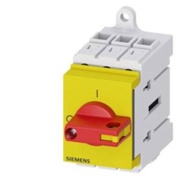 odpínač   červená, žltá 3-pólové 16 mm² 16 A  690 V/AC  Siemens 3LD30300TK13