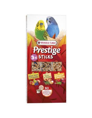 Versele Laga Prestige Sticks Small Parakeets - tyčinky pre stredné papagáje s rôznymi príchuťami 3ks, 90g