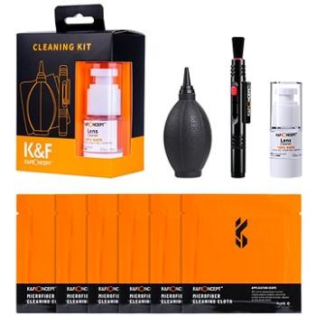 K&F Concept 4v1 Cleaning Kit (1× čistiace pero + 1× balónik + 6× utierka + 1× čistiaci roztok) (SKU.1618)