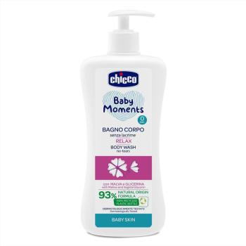 CHICCO Šampón na telo s dávkovačom Baby Moments Relax 93% prírodných zložiek 500 ml