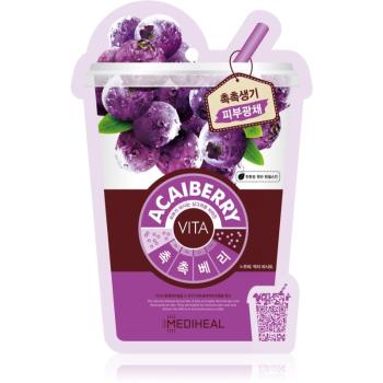 MEDIHEAL Vita Mask Acaiberry plátenná maska so spevňujúcim účinkom 25 ml