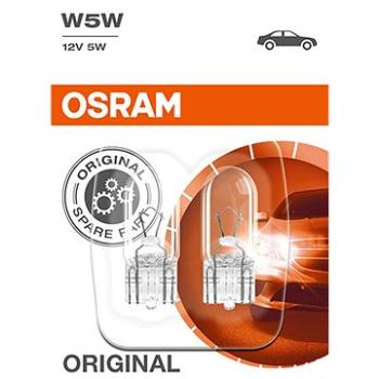 Osram Originál W5 W, 12 V, 5 W, W2.1× 9.5d, 2 kusy v balení (2825-02B)