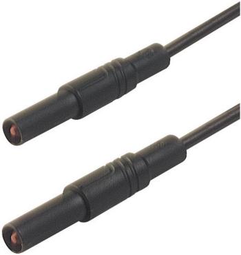 4 mm safety test lead, 2x straight plugs, 2,5 mm², 50 cm
