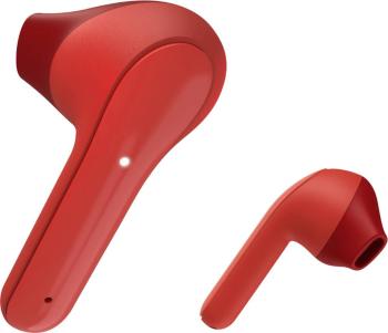 Hama Freedom Light Bluetooth Hi-Fi štupľové slúchadlá do uší Headset, dotykové ovládanie červená