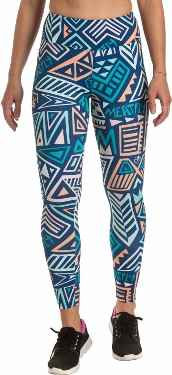 Meatfly Arabel Leggings Dancing Mint XS Fitness nohavice