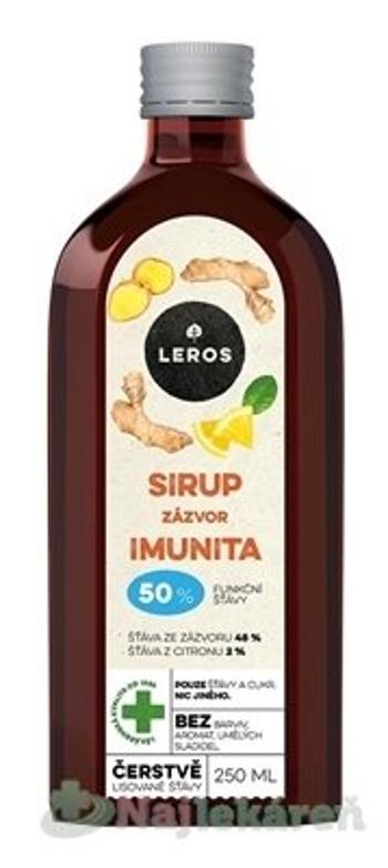 LEROS Sirup Zázvor Imunita 250 ml