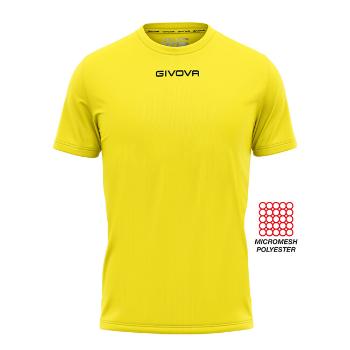 SHIRT GIVOVA ONE MICROFORATA GIALLO Tg. XL