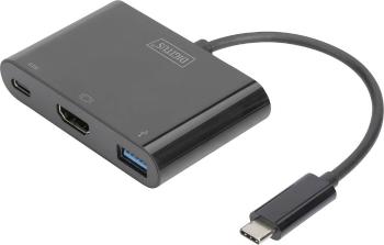 Digitus DA-70855 HDMI / USB adaptér [1x USB-C ™ zástrčka - 1x HDMI zásuvka, USB 3.2 gen. 1 zásuvka A, USB-C ™ zásuvka] č
