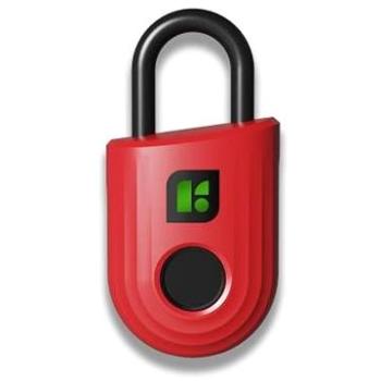 Igloohome Padlock Lite – smart visiaci zámok, otlačok prstu, červená (SP3R)