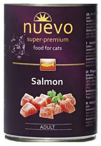 NUEVO cat Adult Salmon konzervy pre dospelé mačky 6x400g