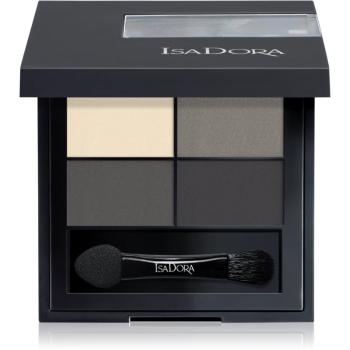 IsaDora Eye Shadow Quartet paletka očných tieňov odtieň 03 Smoky Eyes 3,5 g