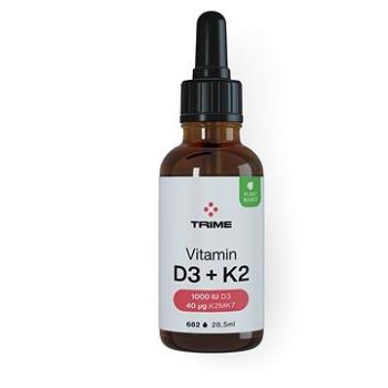 Trime Vitamín D3 & K2, 1000 IU D3/25µg K2-MK7 1050 kvapiek (8594204940030)