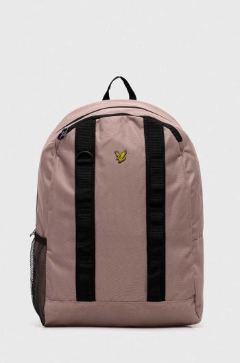 Ruksak Lyle & Scott pánsky, ružová farba, veľký, jednofarebný