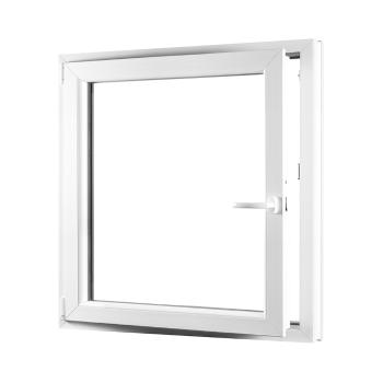 SKLADOVE-OKNA.sk - Jednokrídlové plastové okno PREMIUM, otváravo - sklopné ľavé - 950 x 1100 mm, barva biela