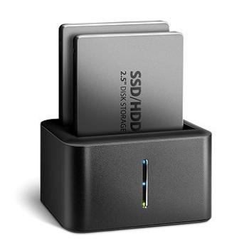 AXAGON ADSA-D25, dual 2.5 HDD/SSD CLONE MINI dock, SuperSpeed USB 5 Gbps