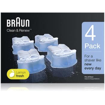 Braun Series Clean & Renew náhradné náplne do čistiacej stanice s vôňou Lemon Fresh 4 ks