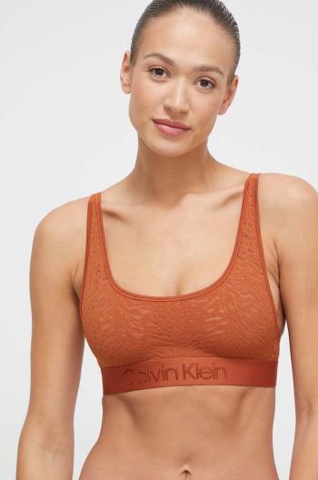 Podprsenka Calvin Klein Underwear oranžová farba,jednofarebná,000QF7340E