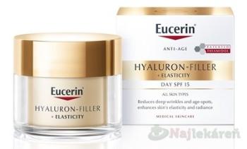 Eucerin HYALURON-FILLER+ELASTICITY SPF 15 denný krém 50ml