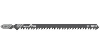 Bosch Accessories 2608637944 Jigsaw blade T 344 D Speed for Wood 3 ks